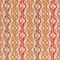 Coral - Coral Peach Abstract Geometric Upholstery Fabric 54 Inches"